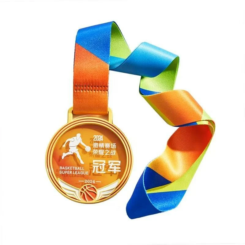Glass Marathon Medal