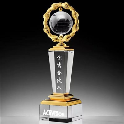 Glass Globe Trophy