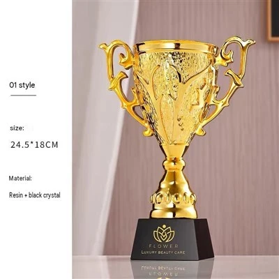 Trophy With Curved Handles